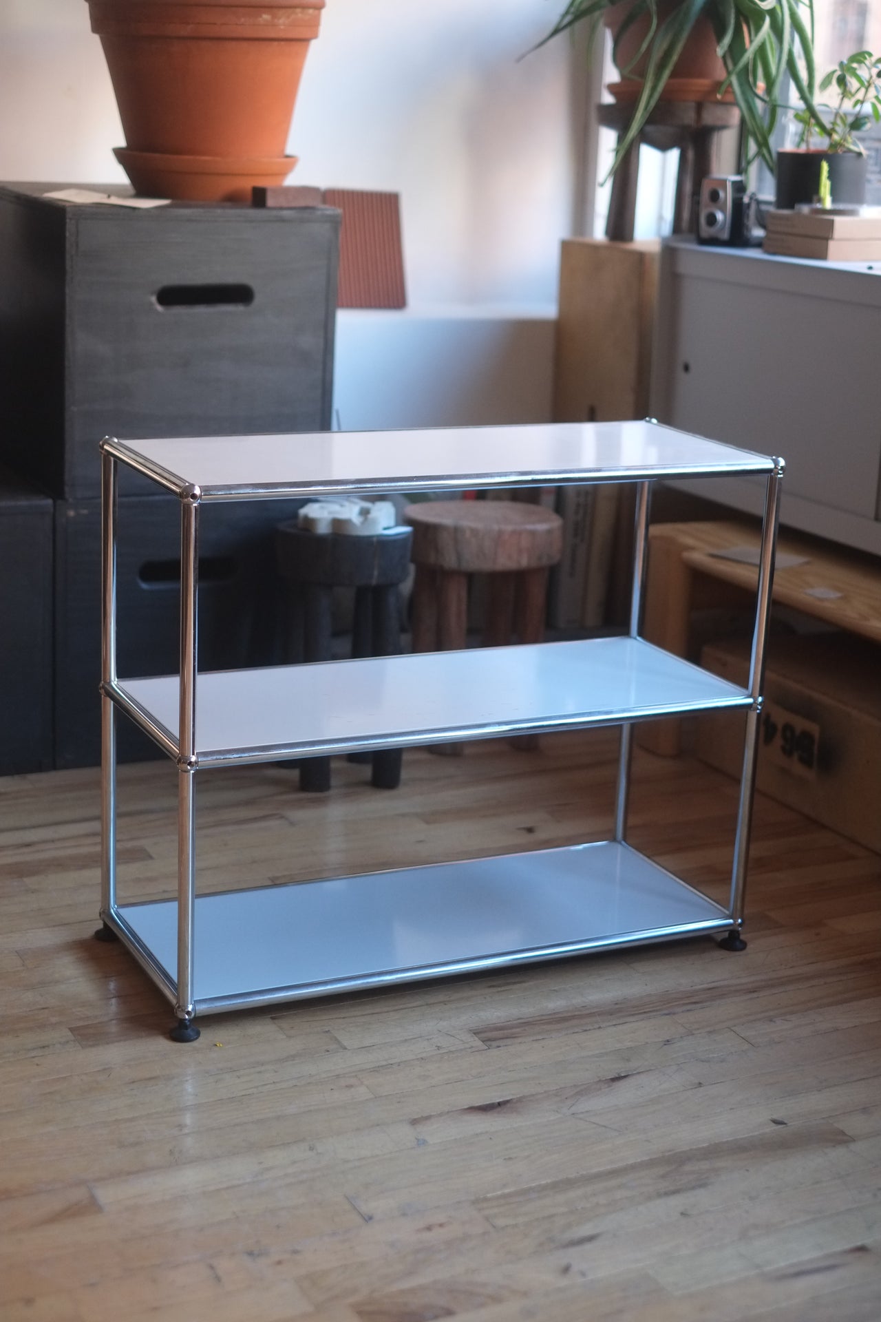 USM HALLER 3-Tier Shelf in Grey