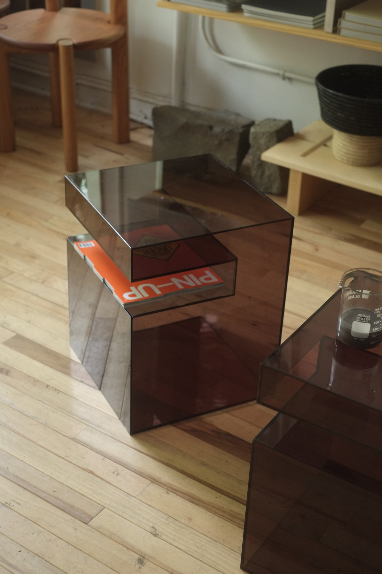 Smoked Acrylic End Tables (Price Per)