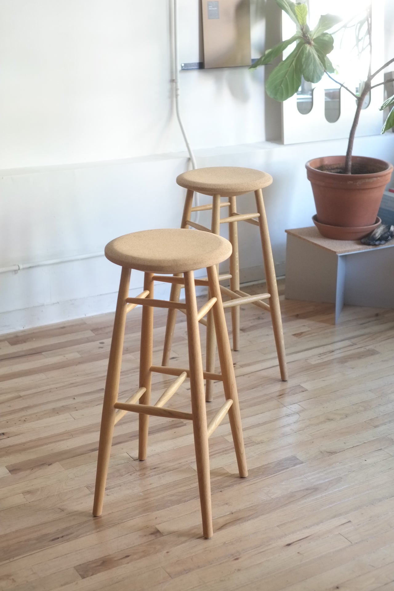 Drifted Bar Stools by Lars Beller Fjetland for Hem (Pair)