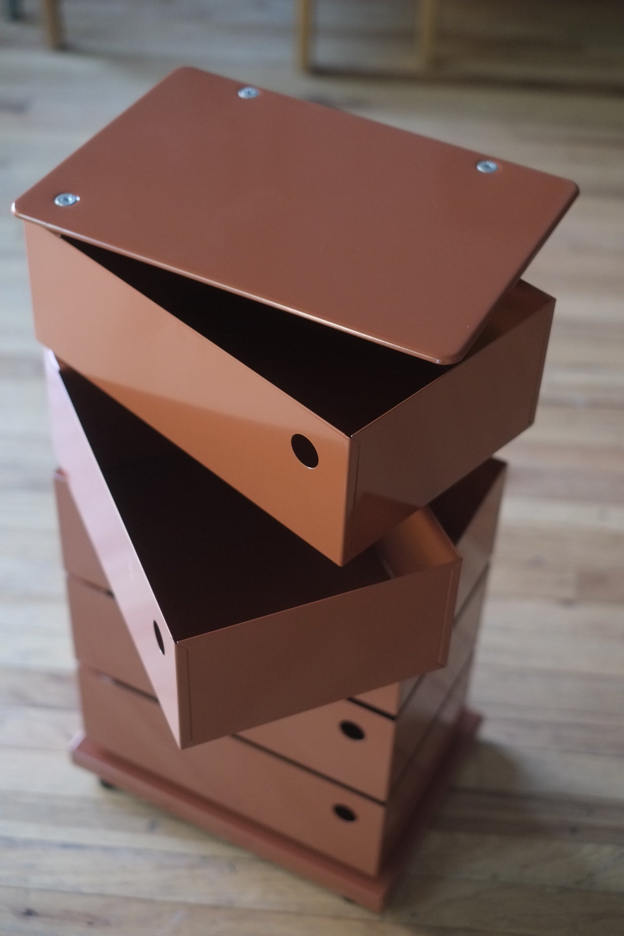 5-Drawer Pivot Cabinet (Copper) (LOW STOCK)