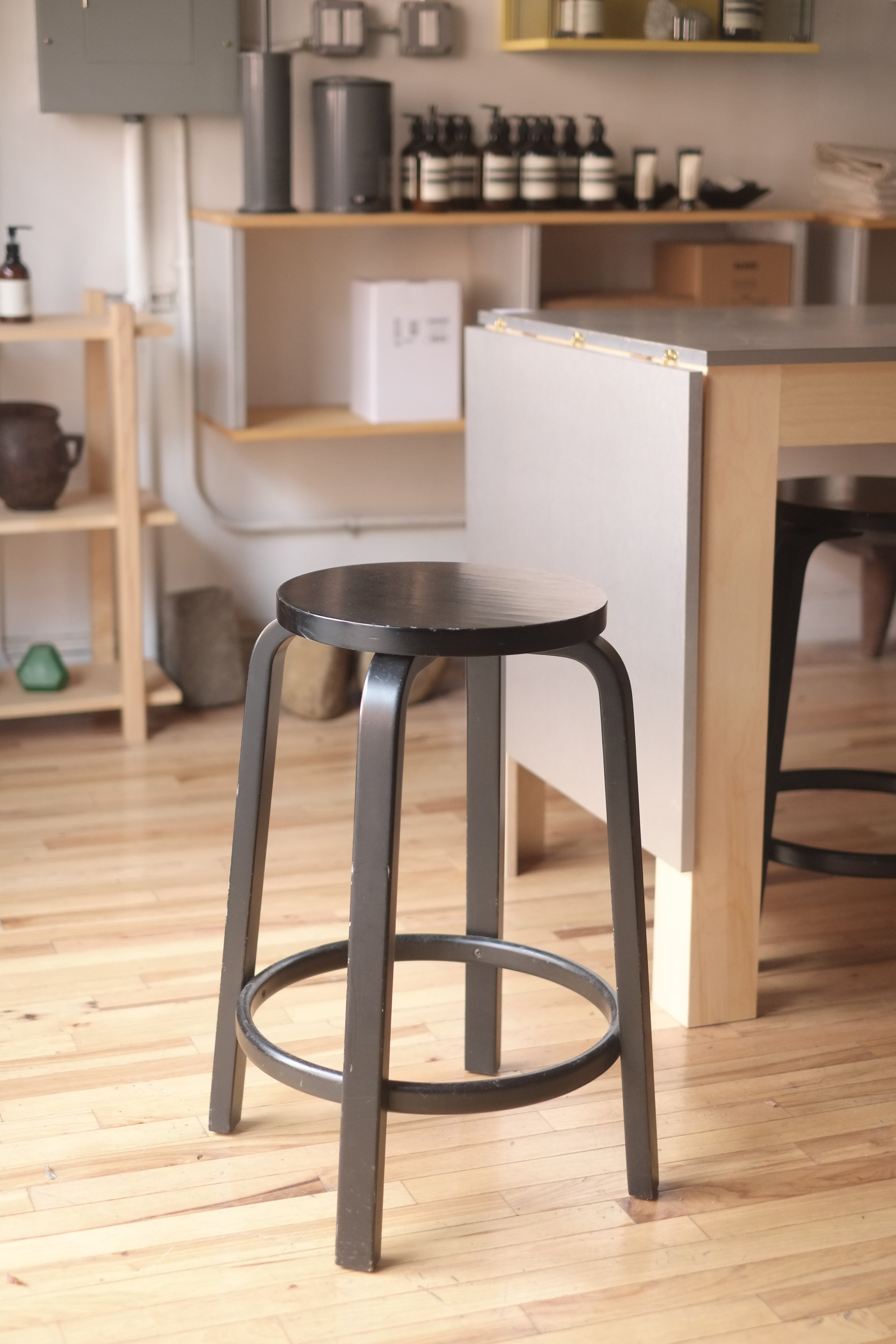 Alvar Aalto Stool 64 for Artek lichennyc