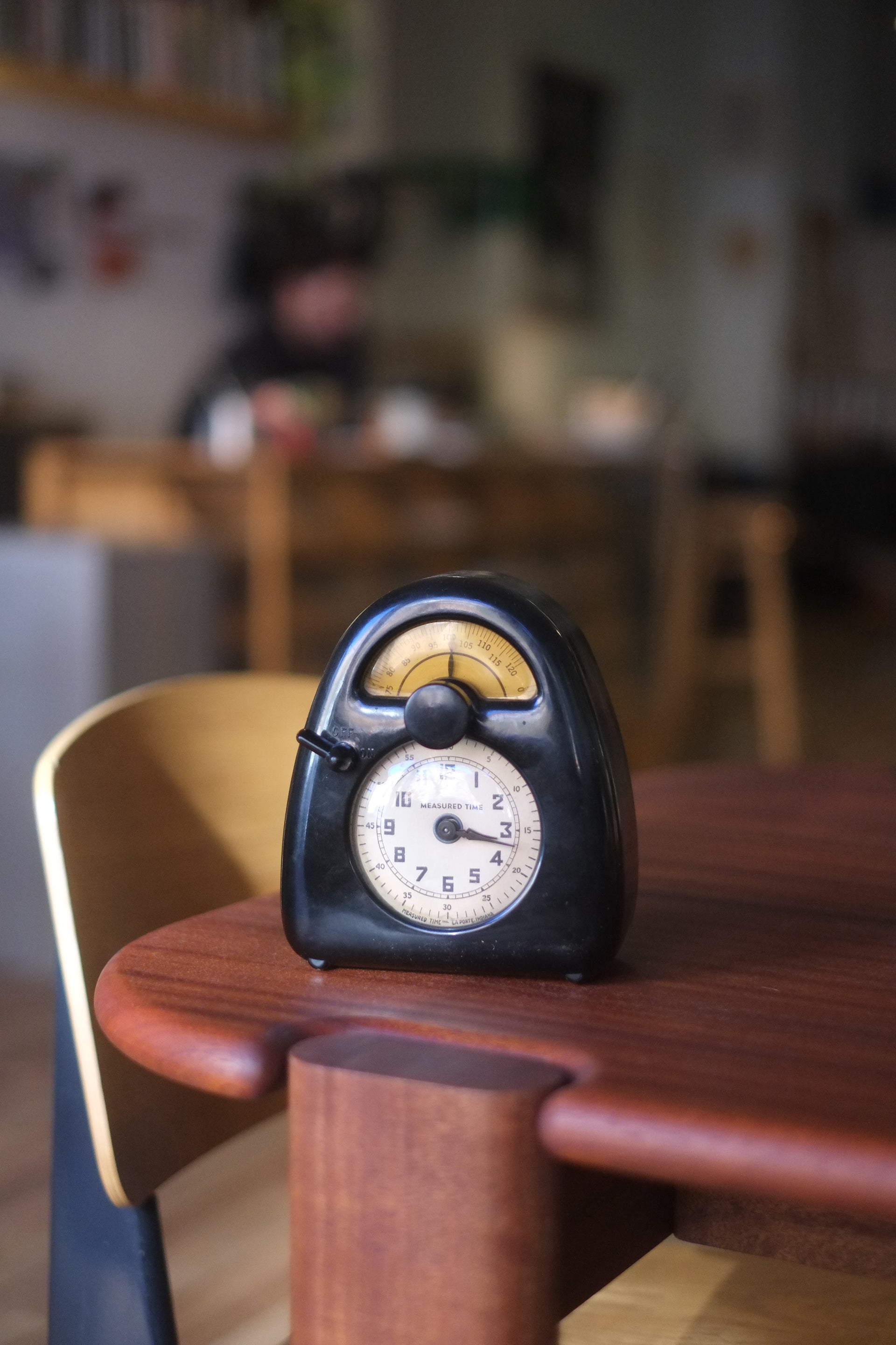 Isamu Noguchi Measured Time Clock and Kitchen Timer