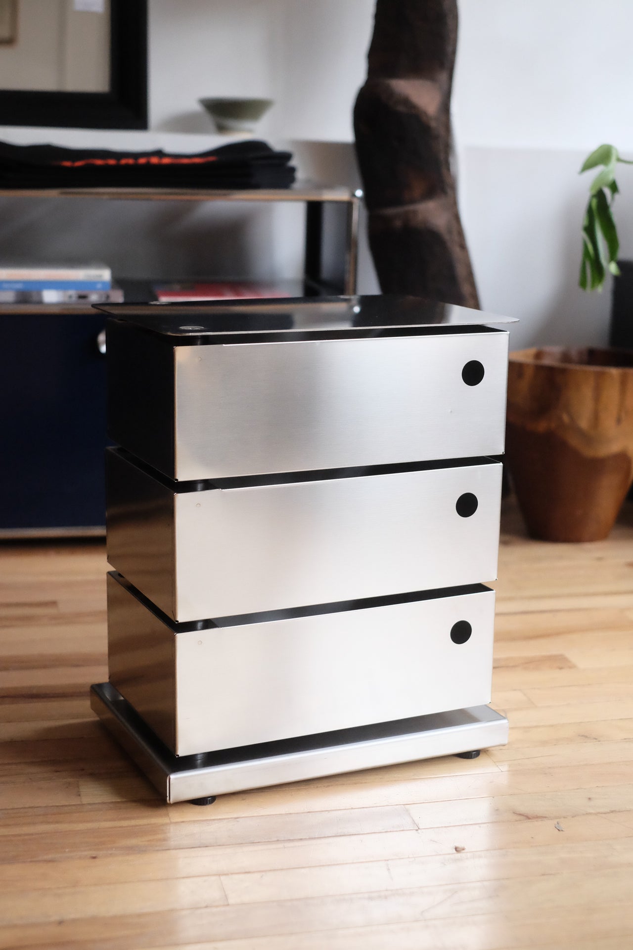 3-Drawer Pivot Cabinet (Stainless Steel)