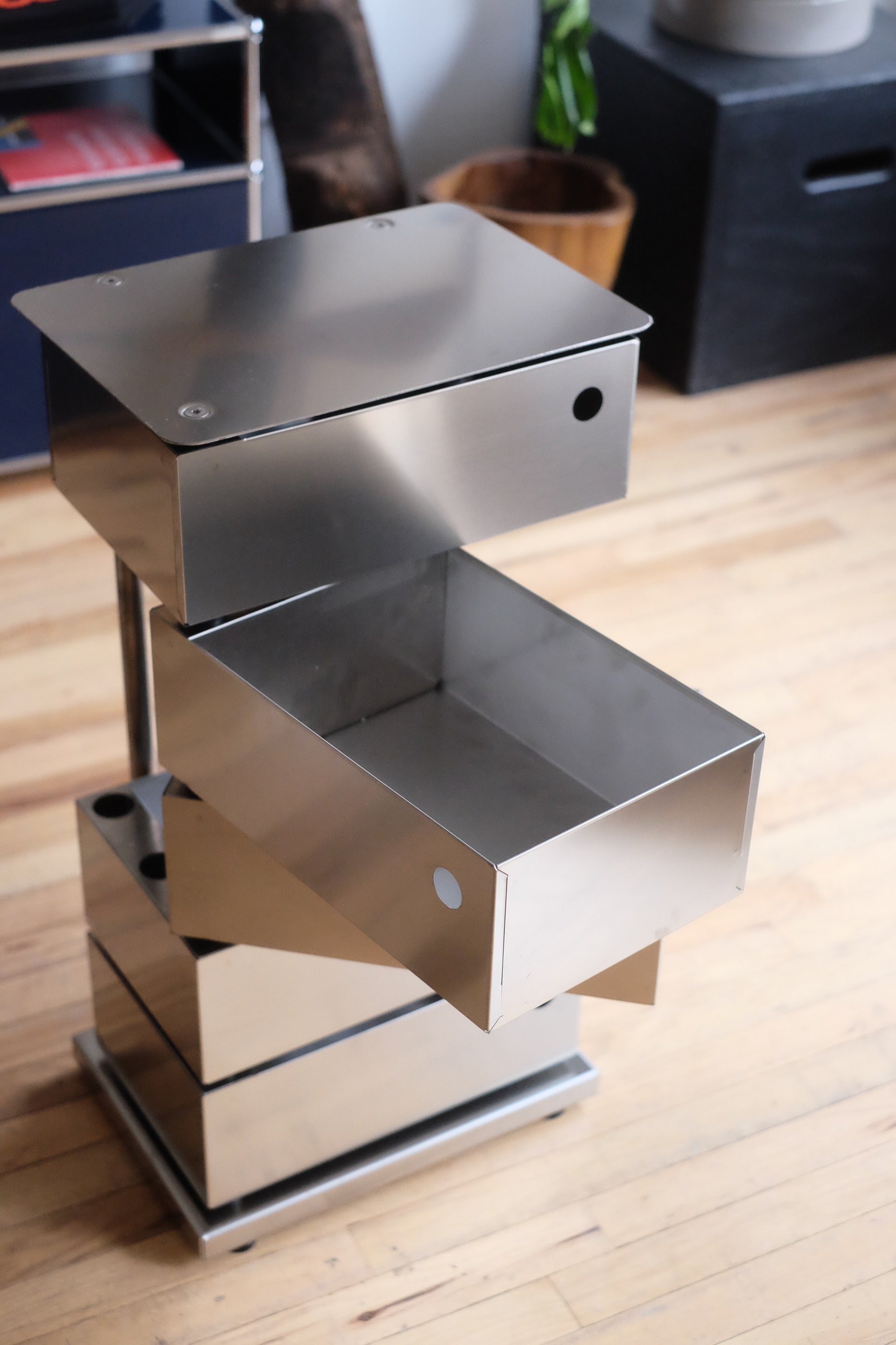 5-Drawer Pivot Cabinet (Stainless Steel)