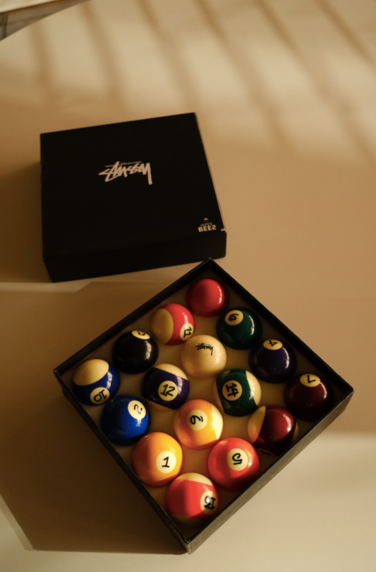 Stussy Japer Bees Billiard Balls Set - lichennyc